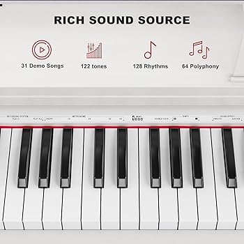 Amazon.com: UMOMO 88 Weighted Key Digital Piano with Piano